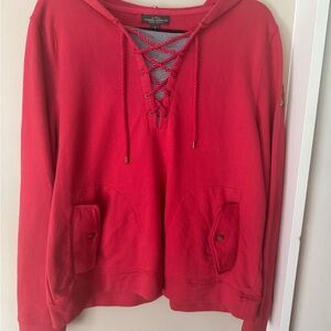 NWT Ralph Lauren Lace-Up Hoodie